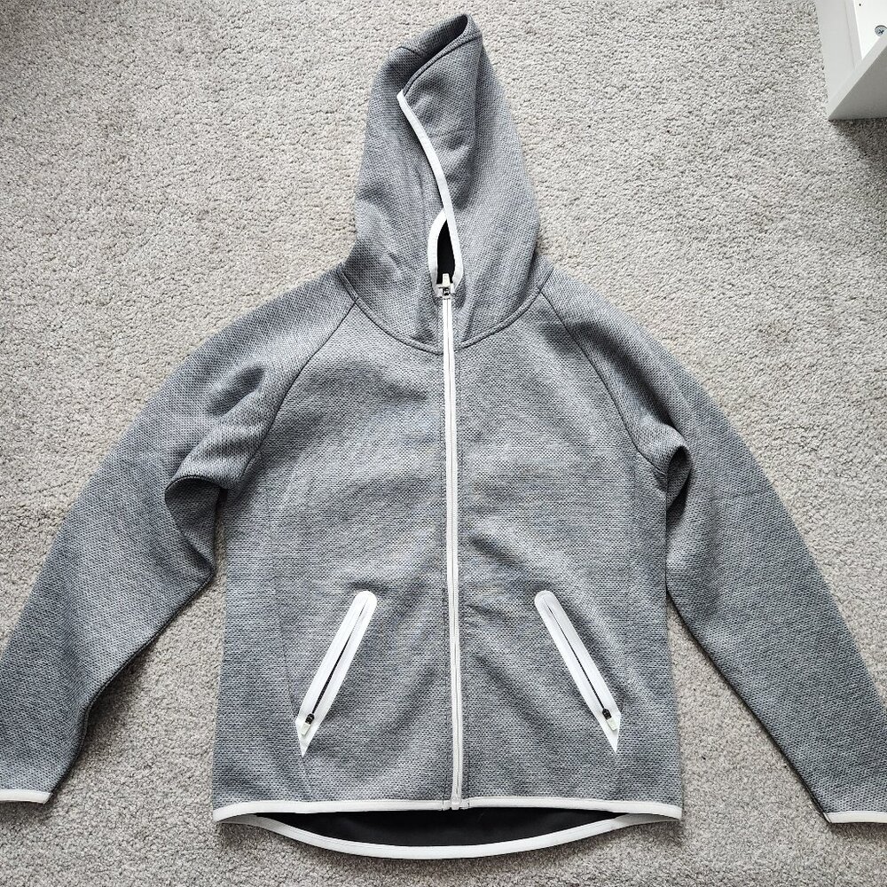 Zyia Grey full zip hooded jacket